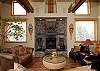 Wood fireplace for those chilly nights