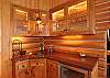 Built in bar area