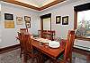 A large dining table to seat your group