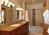 Dual sinks and a tub/shower combo