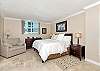 King bed
Sofa opens to a twin bed
Flat screen TV
In suite master bath and dressing area
Direct views of Atlantic ocean
