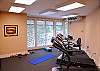 The fitness center is located on the 2nd floor of the Condo Complex.