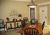 Dining room with seating for 6.