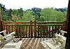 Balcony overlooking Baskins Creek