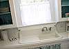 The kitchen includes the orginal farm sink from the cottage!