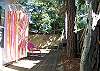 The outdoor shower has hot and cold water and allows for a wonderful private shower!