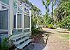 Step up to the wonderful outdoor shower!