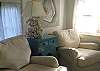 Comfy chairs for relaxing after a day at the beach