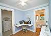 another view of music area leading to queen bedroom.