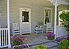Front door and porch