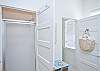 We now have the two full bathrooms but in true Tybee tradition is a little quirky.  The bathroom and sink are in one room and the shower are in the other room.  Both rooms are in the 2nd bathroom- where the two twin beds are.  Wonderful addition!
