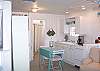 The kitchen has everything you need to cook all your wonderful meals.  Remeber- this is a cottage and does NOT have a dishwasher. Unless you count the kids...