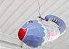 This very cute fish is made from a gourd by one of our favorite local artists.