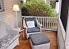 seating on screened porch.