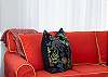 Details of the bright, colorful living room!  Check out the gorgeous shell lamps!