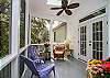 New for 2013; enclosed porch off of kitchen!  Get place to hang out and relax or enjoy Mermaid Morning Bliss coffee and evening cocktails!