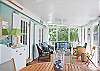 Another view of screened porch.