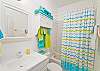 Our cottage features 2 full bathrooms PLUS an outdoor shower!