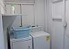 Washer and dryer in the laundry room
