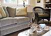 Comfy couch in living room