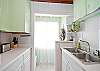 Bright, beachy kitchen; fully-equipped for all of your cooking needs; full meals or beach snacks!