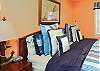 The 2nd Master Bedroom Suite- King bed, Flat screen TV/ DVD player, private master full bathroom.