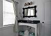 Relax in the new Master Bath contoured tub with hand held shower nozzle.