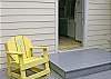 Back Deck and entrance into the kitchen
