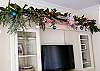 More of the holiday decorations. BTW- the book shelves are full of not only all of the Deen Cookbooks and books as well as other Southern authors and their books.