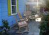 Look at all these rocking chairs! Cant you picture yourself sitting in the sunshine enjoying a cool glass of sweet tea!
