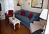 Our TV room, family room has a new fresh look as well. We love to fluff up our cottages to constantly improve how cozy and comfy they are!