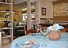 dining area just off the living room