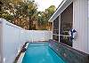 Nothing like a cool dip in your own private pool before enjoying a nice southern ice tea on the back screened porch or open gathering deck!