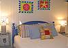 The Starfish Bedroom features 1 queen bed