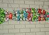 This wonderful folk art fish is made completely out of Mrs. Jones' soda cans! She lives on the screened porch.