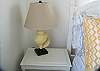We found this shell light and it fits the bedroom perfectly.