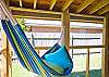 Relax with a good book or take an afternoon siesta in the comfy hammock!