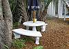We have lots of areas to enjoy the beautiful yard and outside.  Nothing is better then enjoying that cool Tybee Ocean breeze then sitting outside!