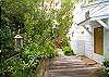 Side and back yards.