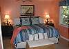 The 2nd Masterbedroom Suite- King bed, Flat screen TV/ DVD player, private master full bathroom.