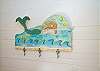 Awesome Mermaid rack in stairwell!