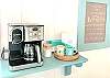 New coffee bar with traditional/k-cup coffeemaker and Mermaid Morning Bliss coffee!