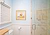 The master bedroom has the master bathroom but all your guests will want to use this shower!