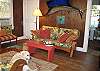 Pearl is on the floor enjoying her cottage!