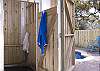 The private outdoor shower has hot and cold water and is ideal after the day at the beach or the evening in the hot tub/ spa.