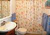 Our cottage features one full bathroom. We also have a 2nd shower completely seperate.