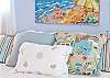 The king bedroom has cable tv and a beautiful piece of orginal art by Maine artist- Sue White.