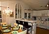 The dining room/ living room area also leads right into the kitchen. Open and spacious and equipped with everything you need to cook and create.