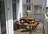 This picnic table is located just to the right of the front doors. The table can seat up to 8 guests and just the right place to enjoy the breezes from the ocean.