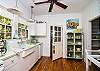 More views of the kitchen.